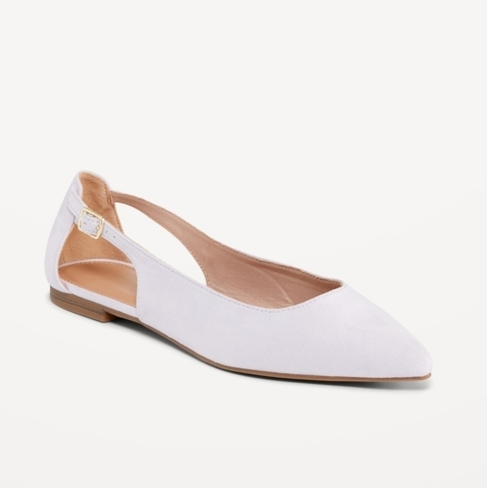 10 - Old Navy • Faux-Suede Slingback Flats